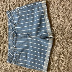 stripped shorts. size 16 plus (kids)